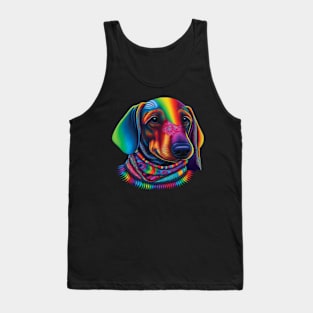 Dogs of Color - #5 (Dachshund) Tank Top